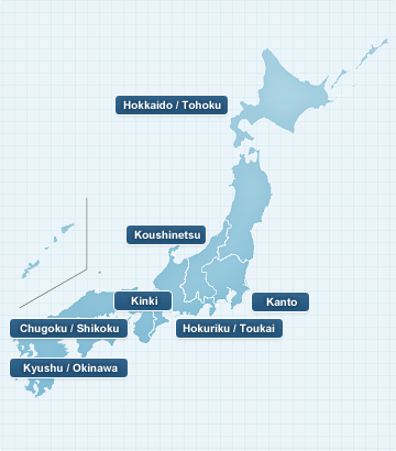 japan map