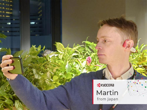 >Meet Martin from Kyocera's Future Design Research Lab in Japan.