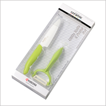 FK-110CP10NGR 4.5"Utility Knife & Peeler Set(Green)