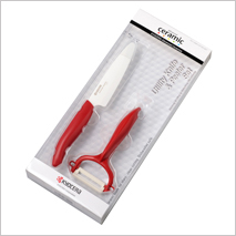 FK-110CP-0NRD 4.5"Utility Knife & Peeler Set(Red)