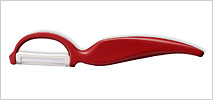 CP-09 RD Ceramic Blade Vertical Peeler (Red)