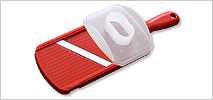 CSN-152-NRD Double-Edged Mandoline Slicer (handguard included) (Red)