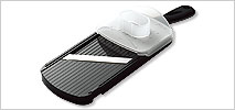 CSN-202-BK Adjustable Mandoline Slicer (handguard included) (Black)