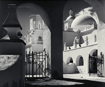 Photo:Arches, North Court, Mission San Xavier del Bac, Tucson, Arizona(1968)