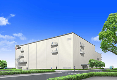 Image:Architect’s rendering of new Shiga Yasu Plant facility