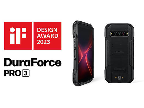 Kyocera DuraForce PRO 3 Rugged Smartphone Earns iF DESIGN AWARD 2023