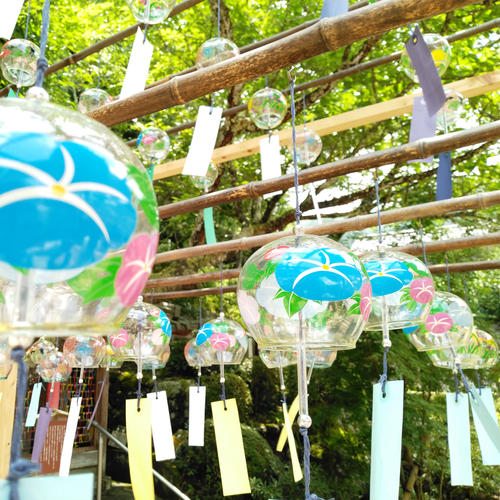 >Furin (Wind-chime) Photos Taken with a Kyocera Smartphone