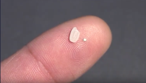Kyocera Presents one of the World's Smallest Crystal Unit