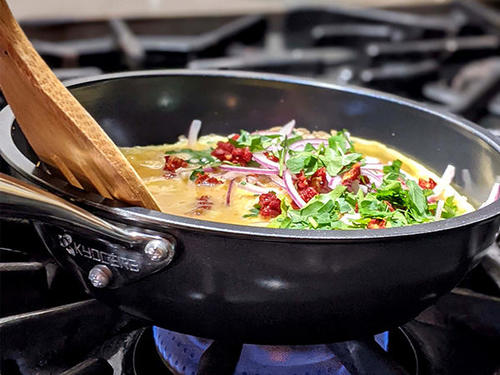 >Ceramic-coated Nonstick Fry Pans