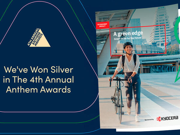 Kyocera Honored with Silver at 2024 Anthem Awards for Sustainability Excellence