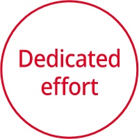 Dedicated effort