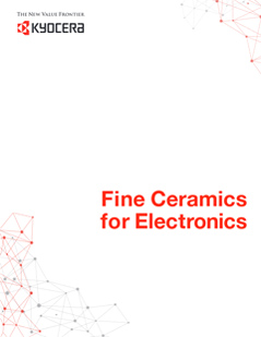 Fine Ceramics for Electronics