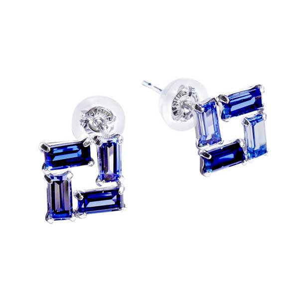 Blue Sapphire Earrings 01