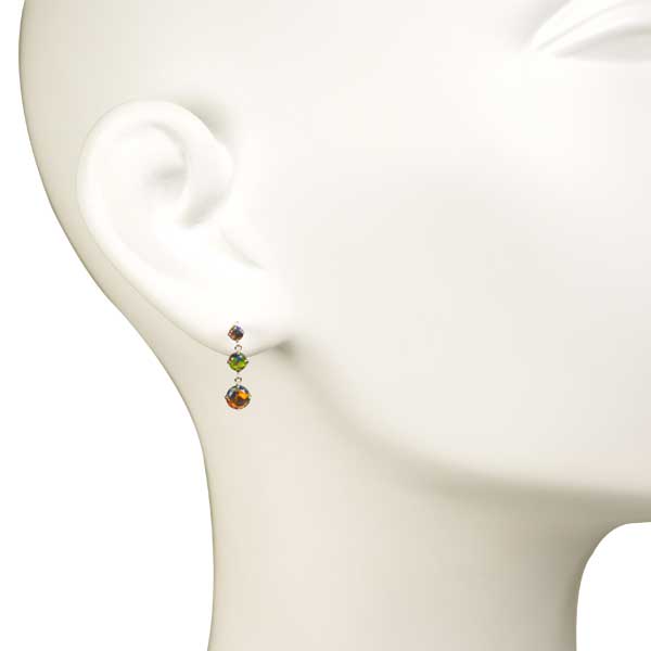 Black Opal Ceramic Earrings 02