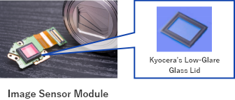 Image Sensor Module  Kyocera’s Low-Glare Glass Lid