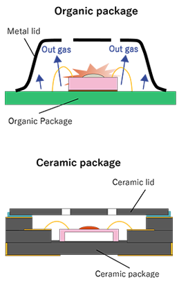 Organic Packages Ceramic Packages