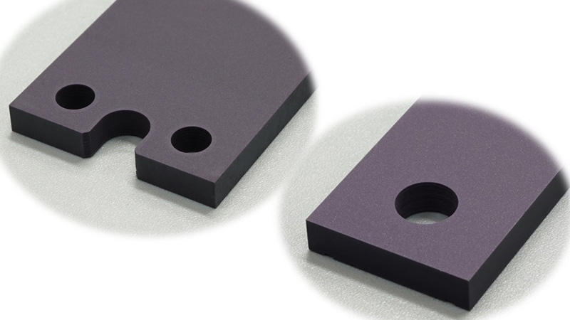 Mounting holes in ceramics