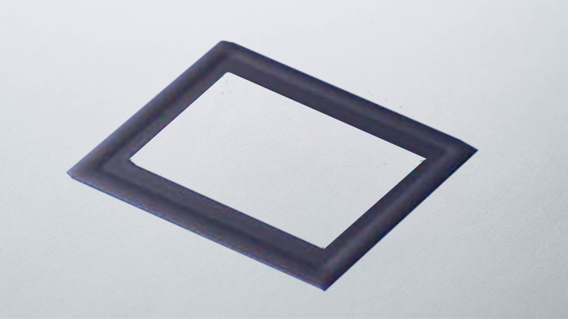 Example3: Window Lid with Light-Shielding Film (for Automotive Cameras)