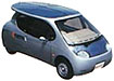 Developed short-distance solar car "SCV-O"
