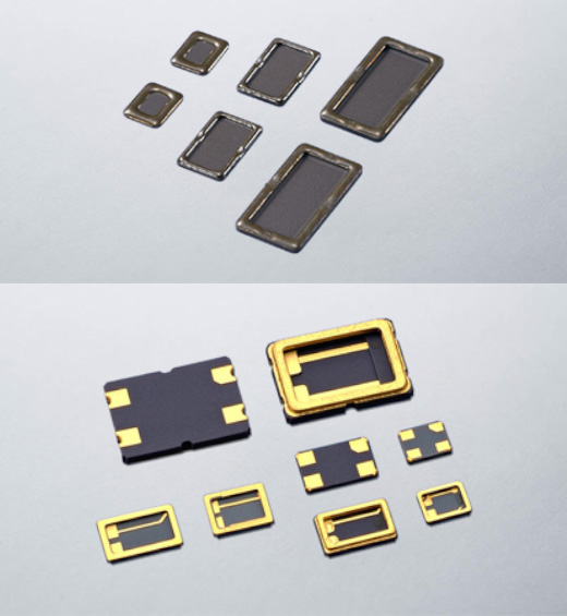 Packages/Lids for Crystal Devices