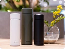 Ceramic insulated travel mugs