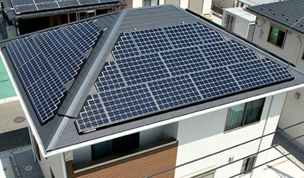 Residential-use solar power generation system