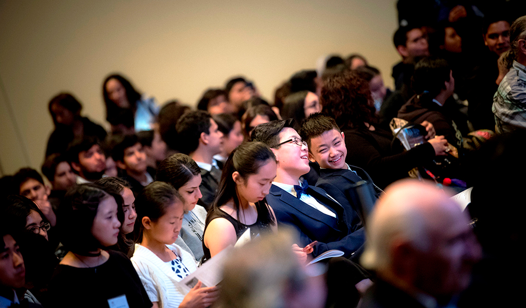 Photo: The Kyoto Prize Symposium held in San Diego (U.S.A.) (Photo by Erik Jepsen/UC San Diego)