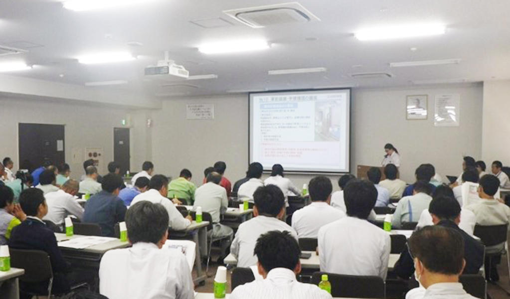Safety work briefing (Shiga Yasu Plant)