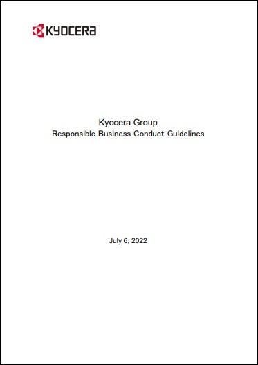 Kyocera Group Responsible Business Conduct Guidelines