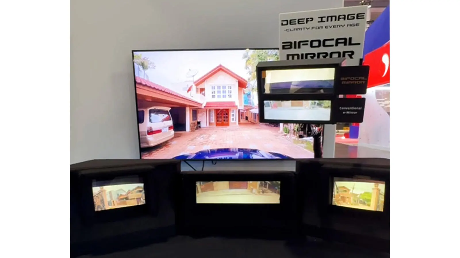 Newly announced bifocal mirror technology improves the e-mirror experience for more comfortable driving.