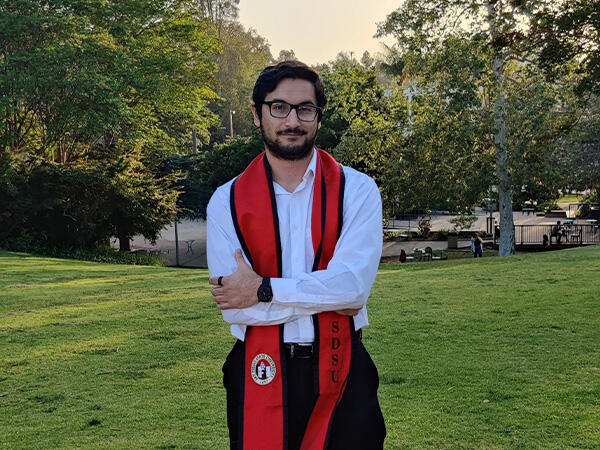 Geli's graduation photo